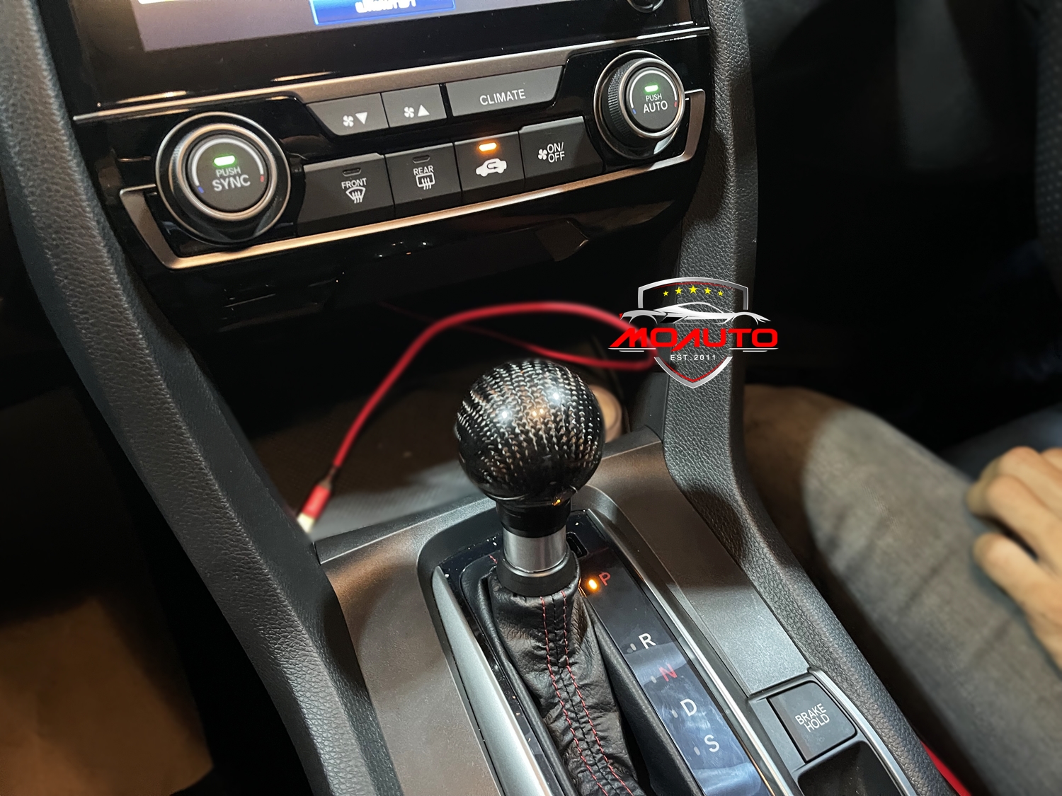 หัวเกียร์ทรงกลมคาร์บอนแท้ CIVIC FC / FK