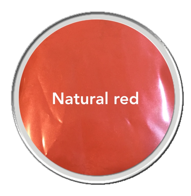 Mica สีแดงธรรมชาติ (แดงอมส้ม) Natural Red 30g (MCJ)