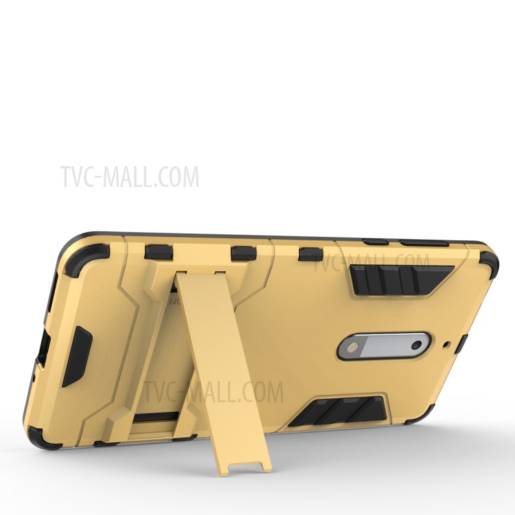 Case Nokia 5 / Pre-order * พลาสติกแข็ง + อ่อน TPU = ตัวป้องกันแบบสองชั้น +ขาตั้ง *