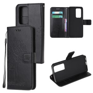 Case Huawei P40 Pro / Pre-order * เคสพิมพ์ลายนกฮูกต้นไม้หนัง PU กระเป๋าสตางค์ *