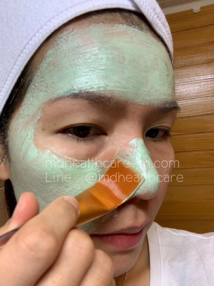 แปรงมาร์คหน้า - ขนาดกลาง M 17.5cm.***งานคัดเกรดสวย ขนแปรงนุ่ม แน่น ไม่บาดผิว เกรดA