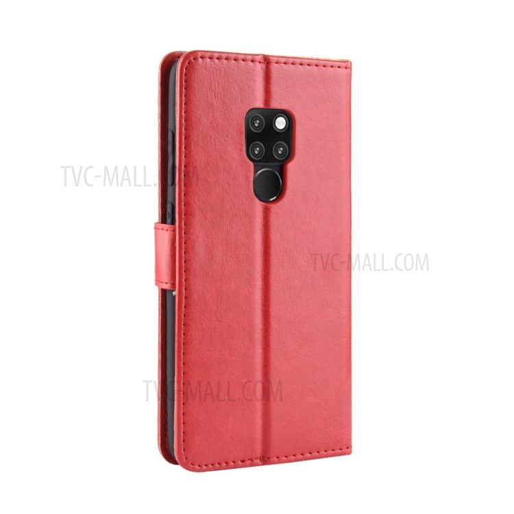 Case Huawei Mate 20 X / Pre-order * เคสหนังม้าสไตล์กระเป๋า: 3 ช่องเสียบการ์ด + กระเป๋าเงินสด 1 ช่อง *