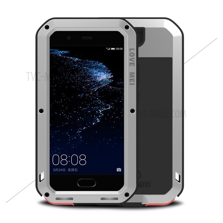 Case Huawei P10 Plus / Pre-order * LOVE MEI วัสดุ: โลหะ + ซิลิโคน + แก้วหุ้มเกราะ *