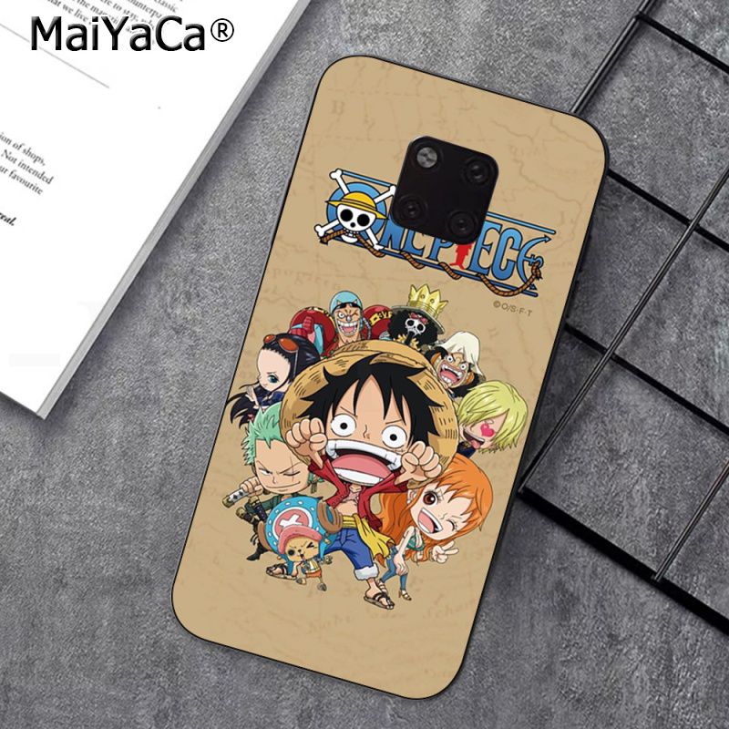 Case Huawei Mate 10 Pro / Pre-order * One piece เคส TPU นิ่มพื้นดำพิมพ์ลาย *