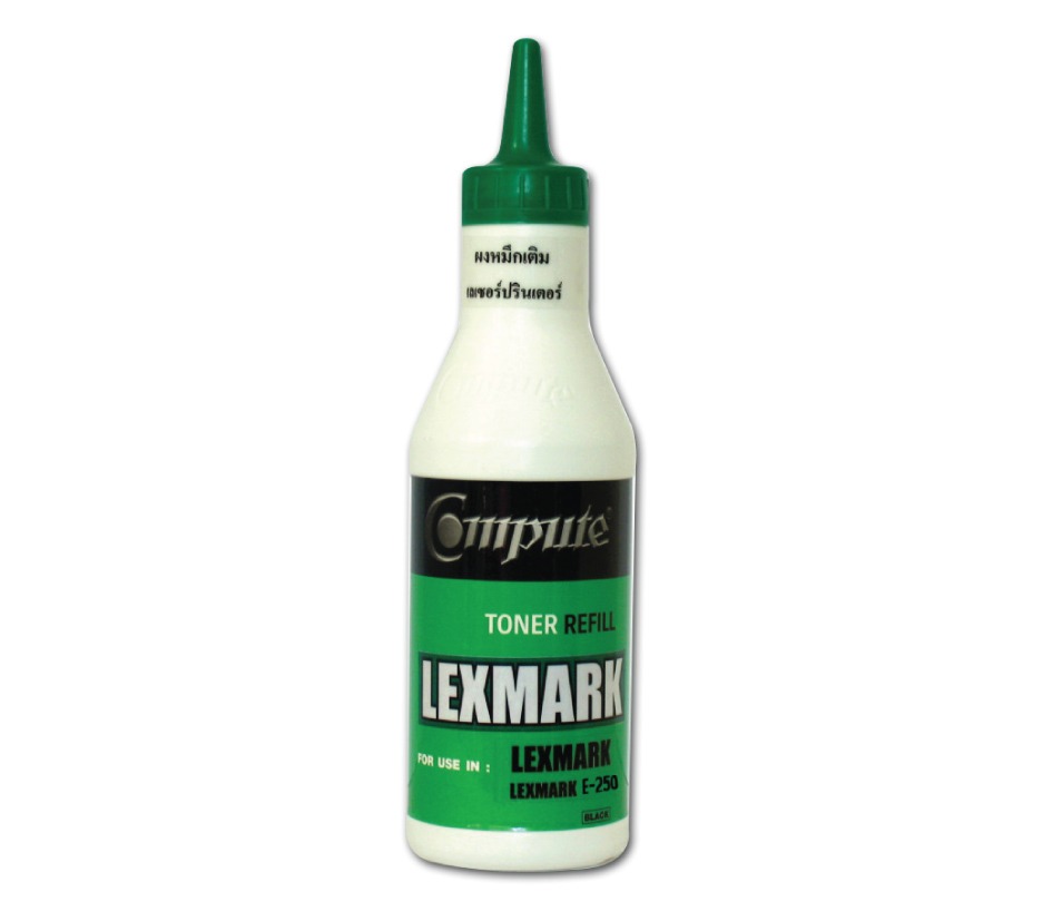 ผงหมึกเติม Lexmark E250 คอมพิวท์ (Refill Toner)