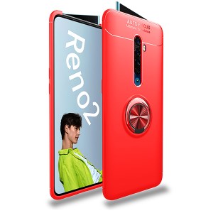 Case OPPO Reno 2 / พรีออเดอร์ * เคสTPU ปกหลัง + แหวนนิ้ว +ขาตั้ง หมุนได้ 360 องศา *