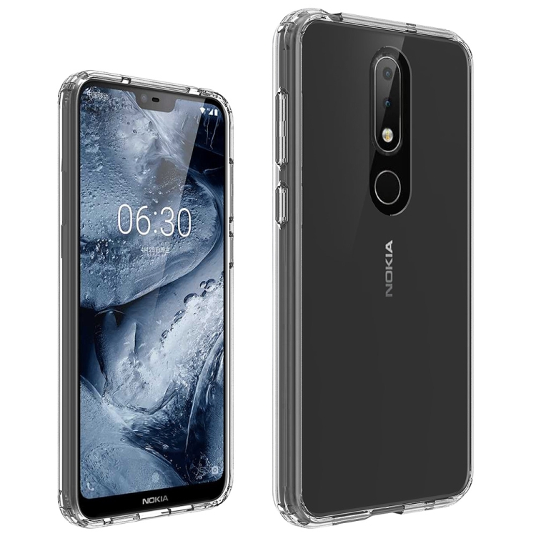 Case Nokia 6.1 Plus / Pre-order * เคสป้องกันรอยขีดข่วน TPU + อะคริล (โปร่งใส) *