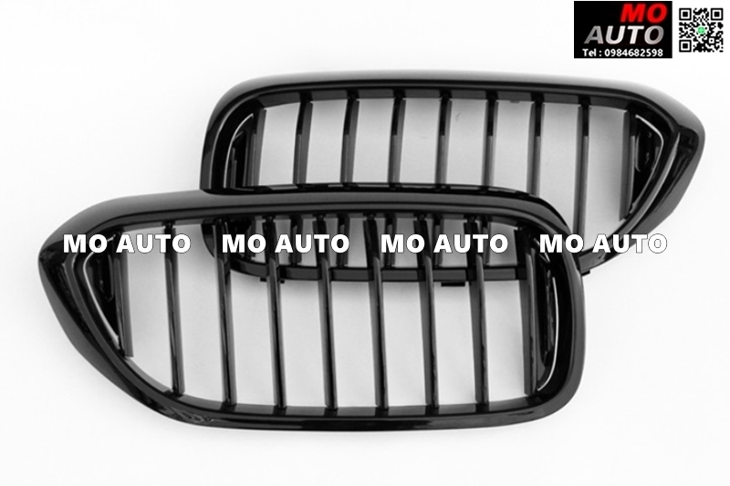 กระจังหน้าซี่เดี่ยว สีดำเงา BMW G30