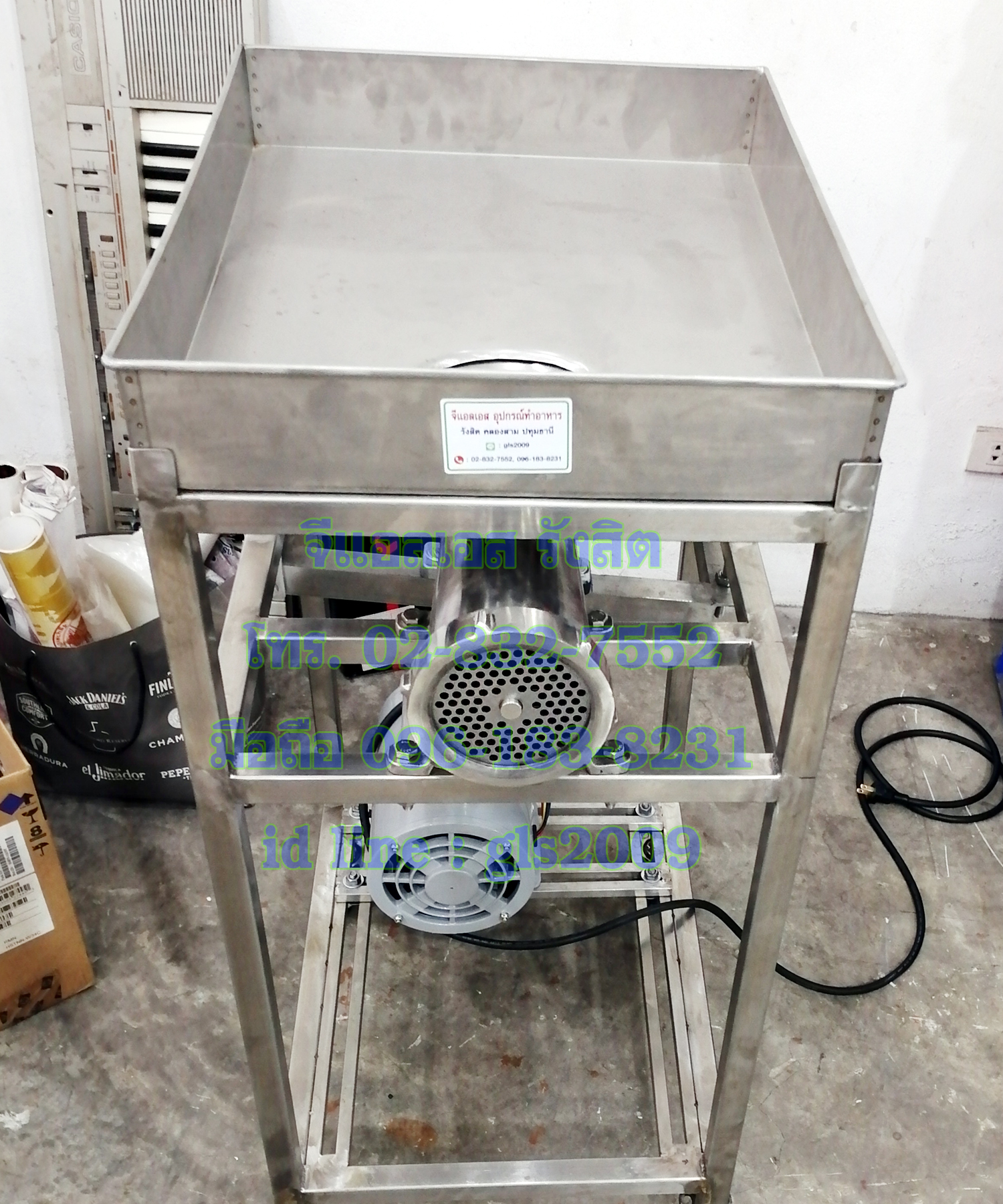 เครื่องบดหมูสแตนเลสเบอร์32 มอเตอร์1แรง