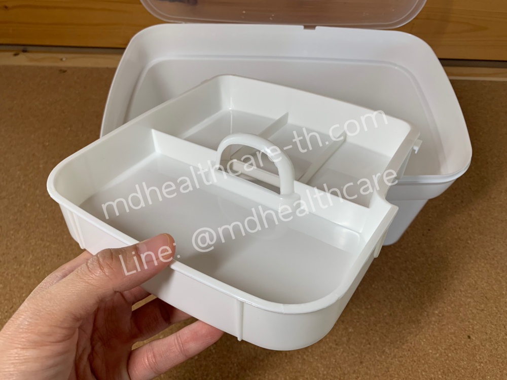 กล่องใส่ยาขนาดใหญ่ XL 28.5*18.5*17 cm. จำนวน1ใบ