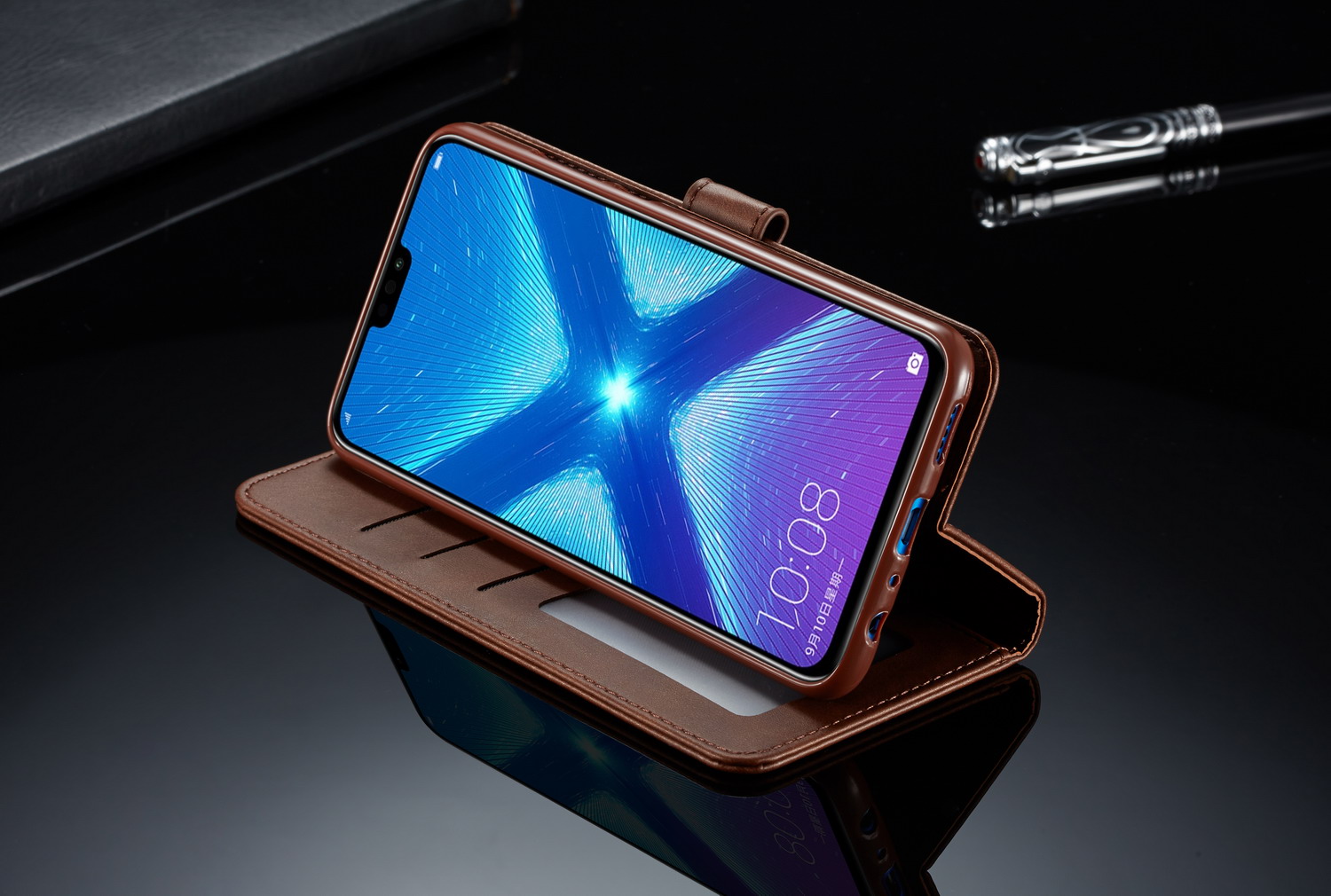 Case Huawei Y9 2019 / Pre-Order * LC.IMEEKE Leather Wallet เคสหนัง PU สไตล์ย้อนยุคดูไฮเอนด์ *
