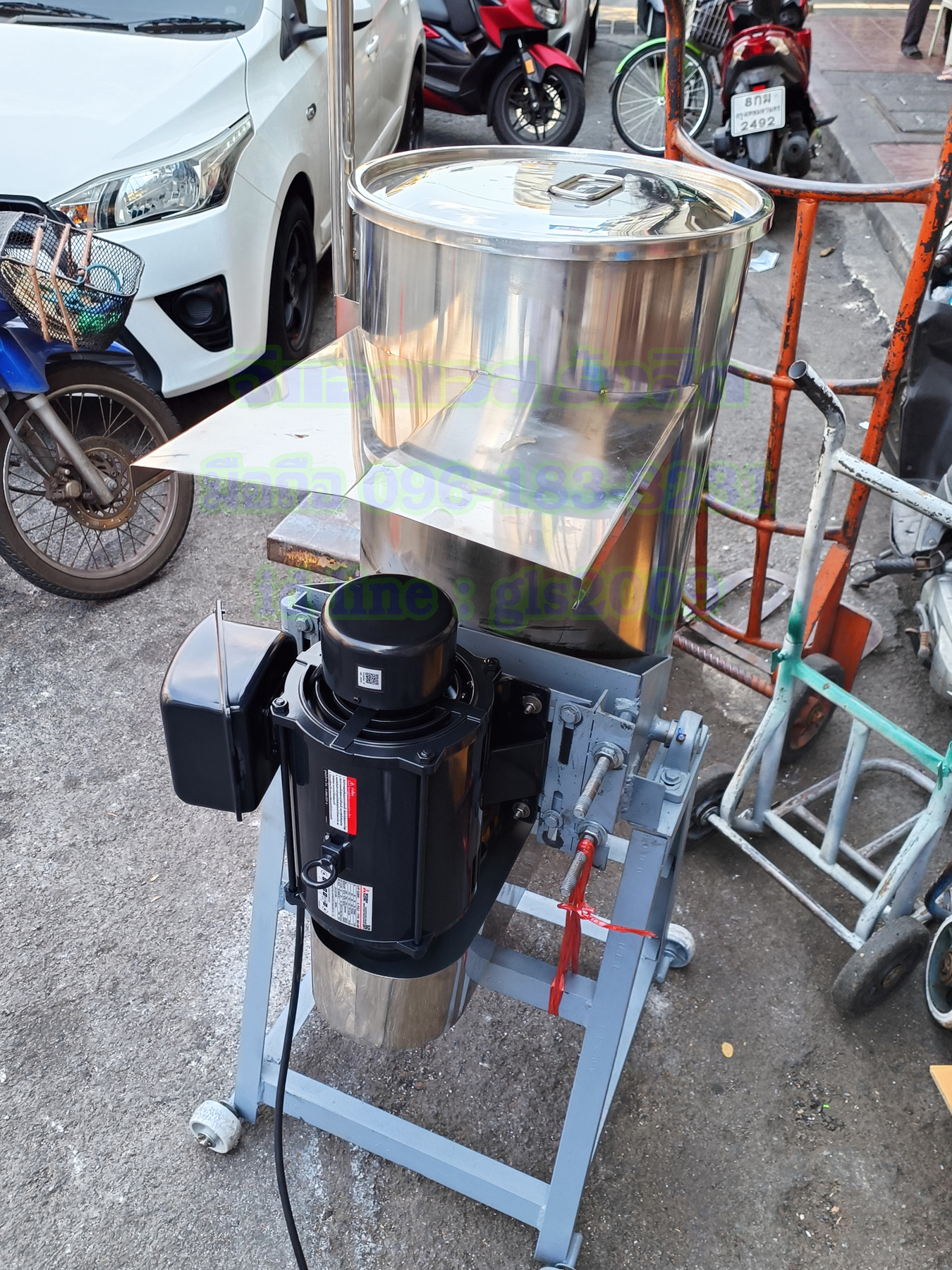 เครื่องทำน้ำเกล็ด13นิ้วมอเตอร์มิตซู2แรง