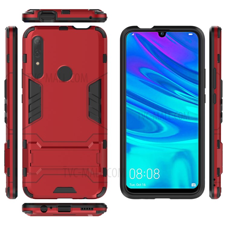 Case Huawei Y9 Prime 2019 / Pre-Order * เคสกันกระแทกพลาสติกแข็ง + TPU อ่อน = ป้องกันสองชั้น พร้อมขาตั้ง *