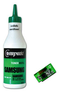 ชุดผงหมึกพร้อมชิป (Refill Toner) For Samsung MLT-D103