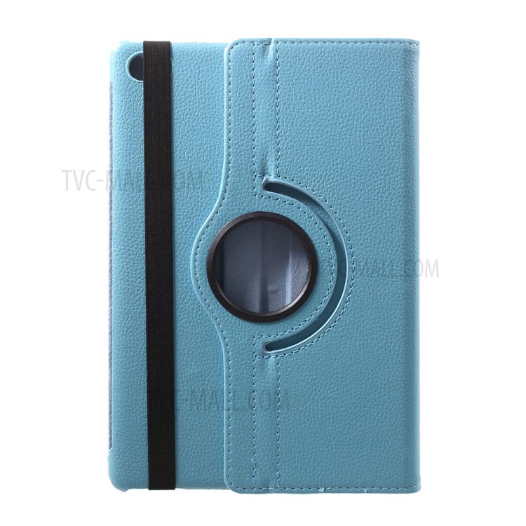 Case Huawei MediaPad M5 Lite 10' / Pre-order * เคสหนังหมุน 360 องศาแบบหมุนผิวลิ้นจี่ *