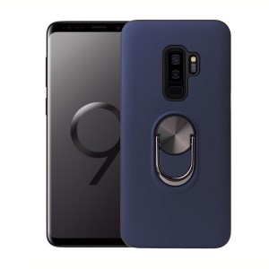 Case Samsung Galaxy S9 Plus / Pre-Order * เคสที่ถอดออกได้ PC + TPU โทรศัพท์กับแหวนนิ้วมือขาตั้งสร้างด้วยวัสดุพลาสติกและ TPU มีการป้องกันสองชั้น *