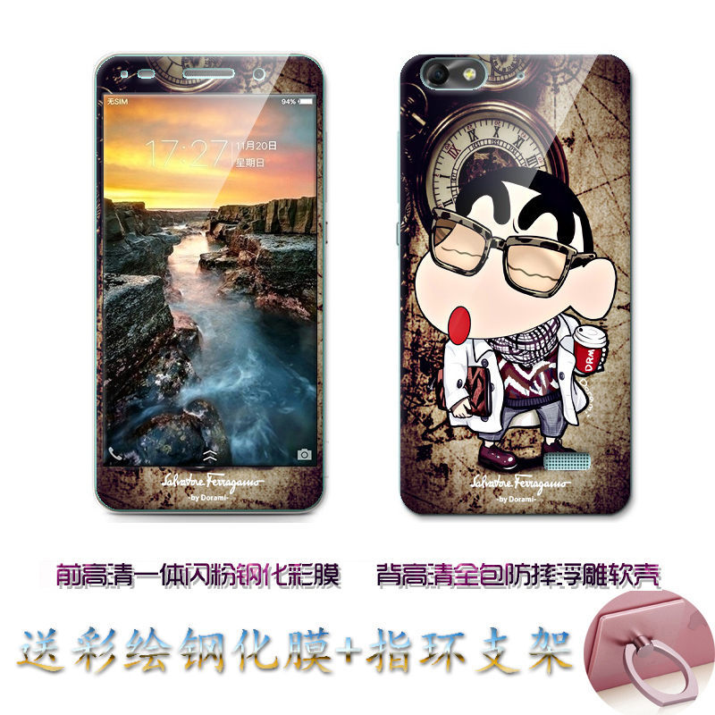Case Huawei G-Play Mini / Pre-orde * เคส TPU ลายการ์ตูนน่ารักๆ + กระจกนิรภัย *