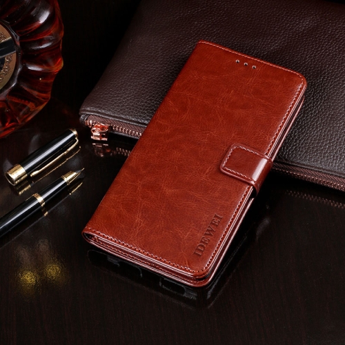 Case Realme X50 Pro 5G / Pre-Order * idewei Crazy Horse Texture และช่องเสียบการ์ดและกระเป๋าสตางค์ *