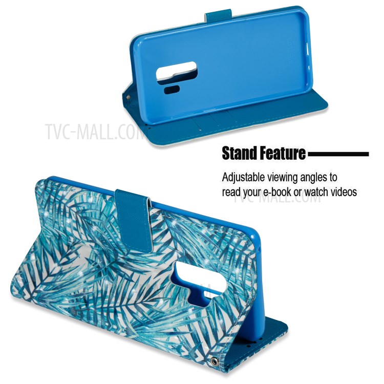 Case Samsung Galaxy S9 Plus / Pre-Order * เคสพิมพ์ลายรูปแบบสดใสดูทันสมัย สไตล์กระเป๋า: 3 ช่องเสียบการ์ด + กระเป๋าเงินสด 1 *