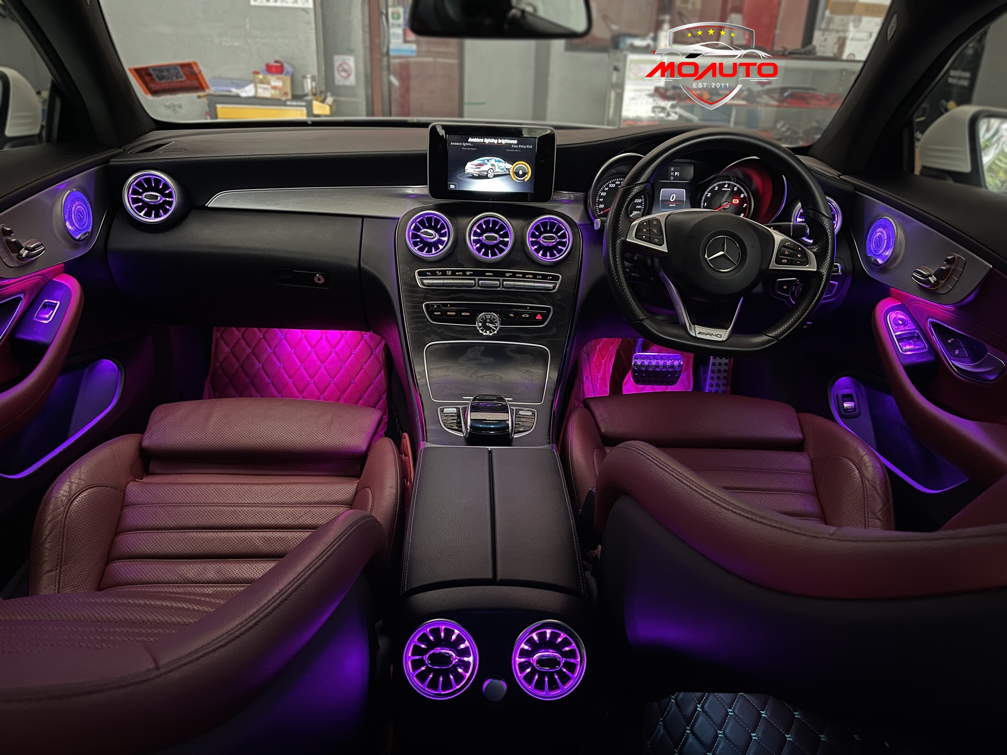 ไฟช่องแอร์ AMBIENT LIGHT AIR VENT - W205