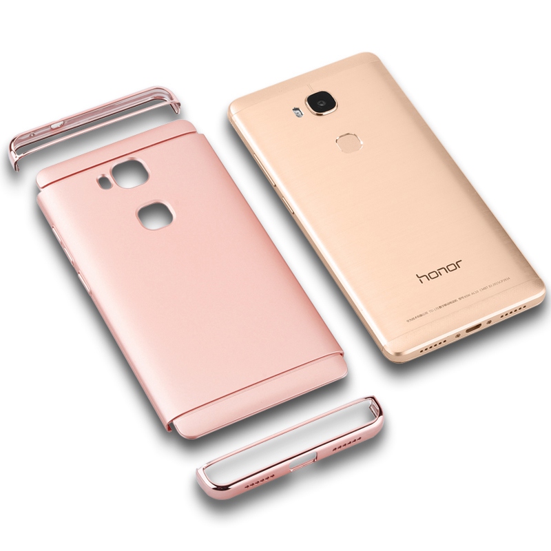 Case Huawei GR 5 / Pre-order * เคสยางพลาสติก ชุบเคลือบผิวด้วยไฟฟ้ากรอบ 3-in-1*