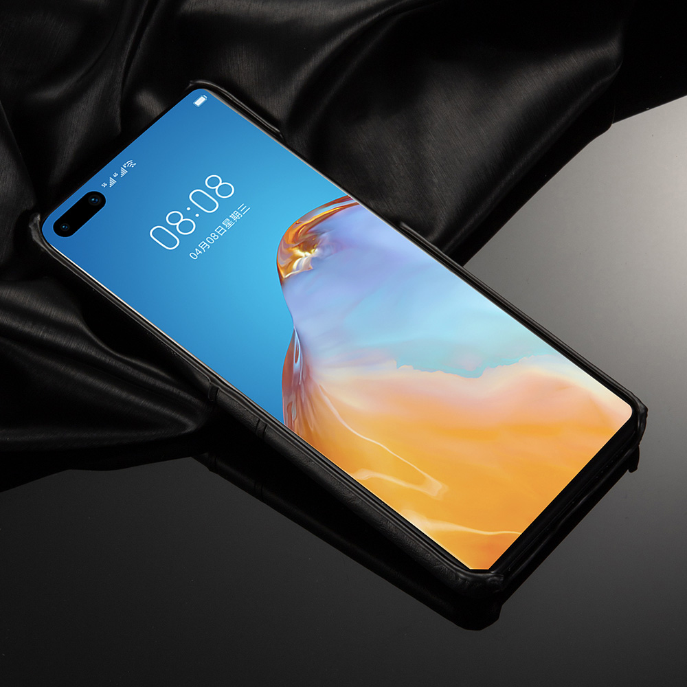 Case Huawei P40 Pro / Pre-order * เคสช่องใส่การ์ดคู่หนัง PU เคลือบ เคสพลาสติกเคลือบด้วยหนัง PU *