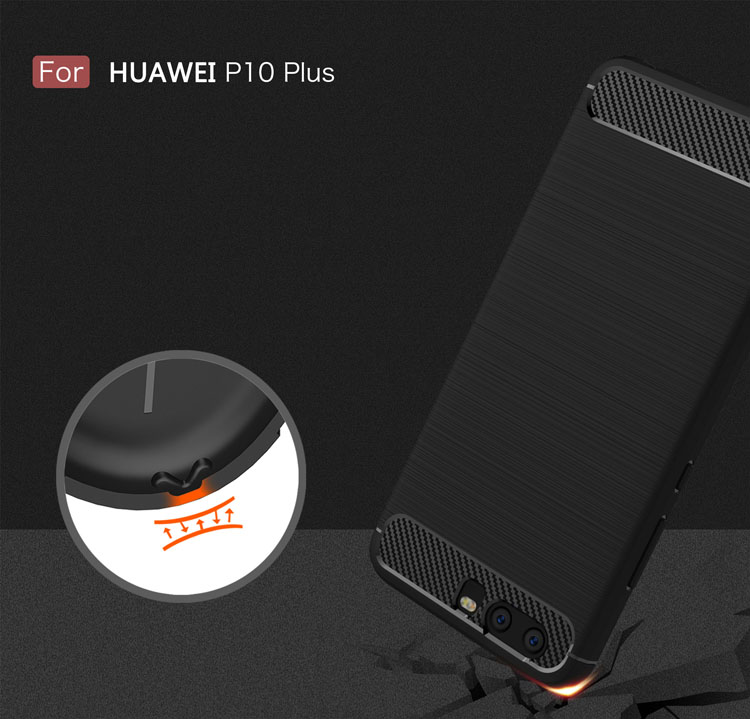 Case Huawei P10 Plus / Pre-order * เคสคาร์บอนไฟเบอร์ พื้นผิวแปรงขัด *