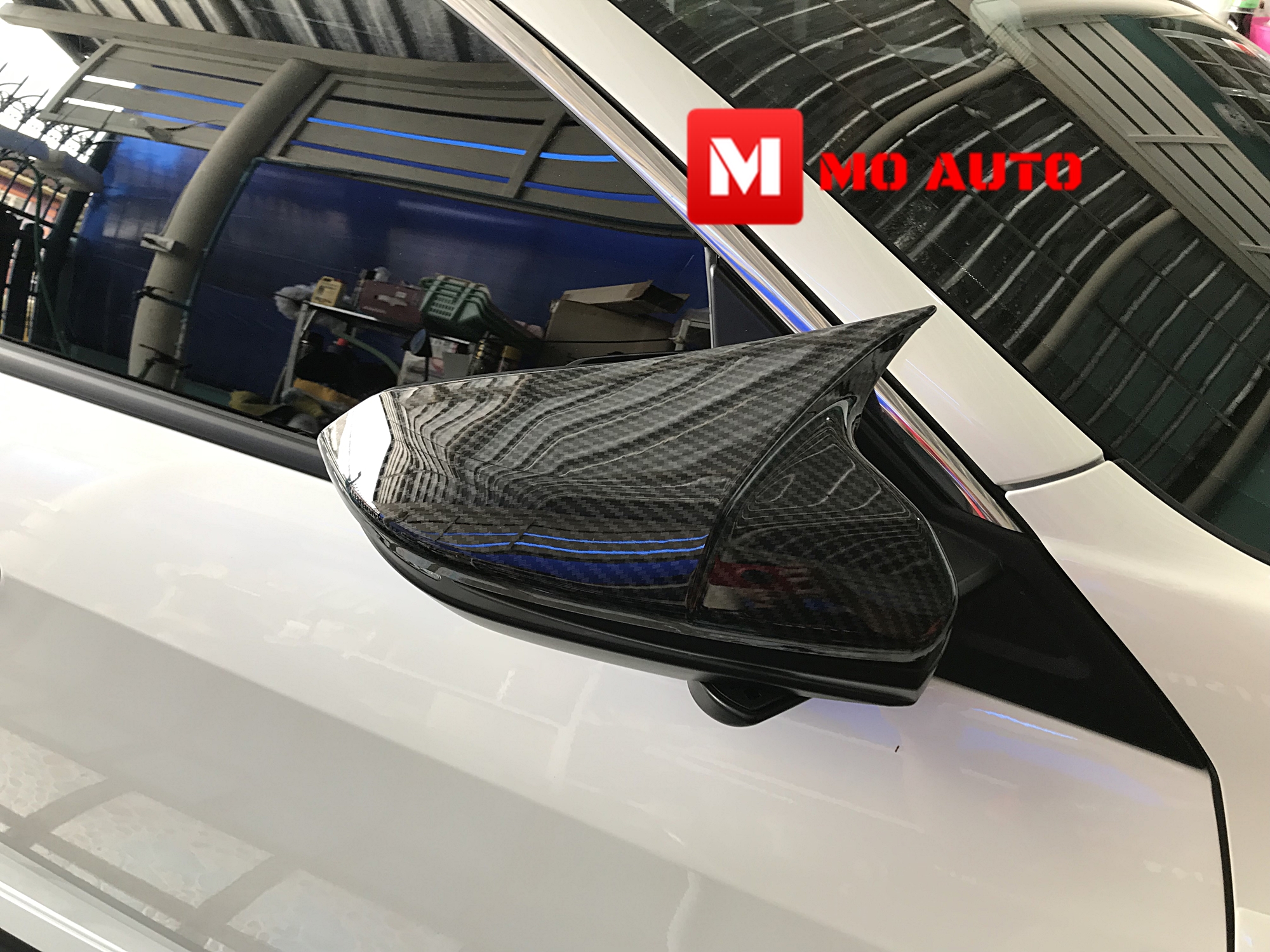 ครอบกระจกมองข้าง คาร์บอน ทรง M Performance CIVIC FC/FK