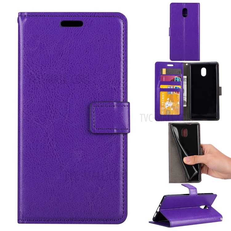 Case Nokia 3 / Pre-order * เคส PU ผิวหนังม้า ซองหนังกระเป๋าสตางค์ *