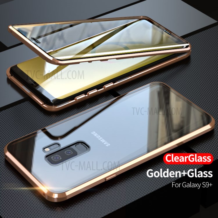 Case Samsung Galaxy S9 Plus # Pre-Order * เคสกรอบโลหะการติดตั้งแม่เหล็ก + กระจกเต็มครอบคลุม360องศา *