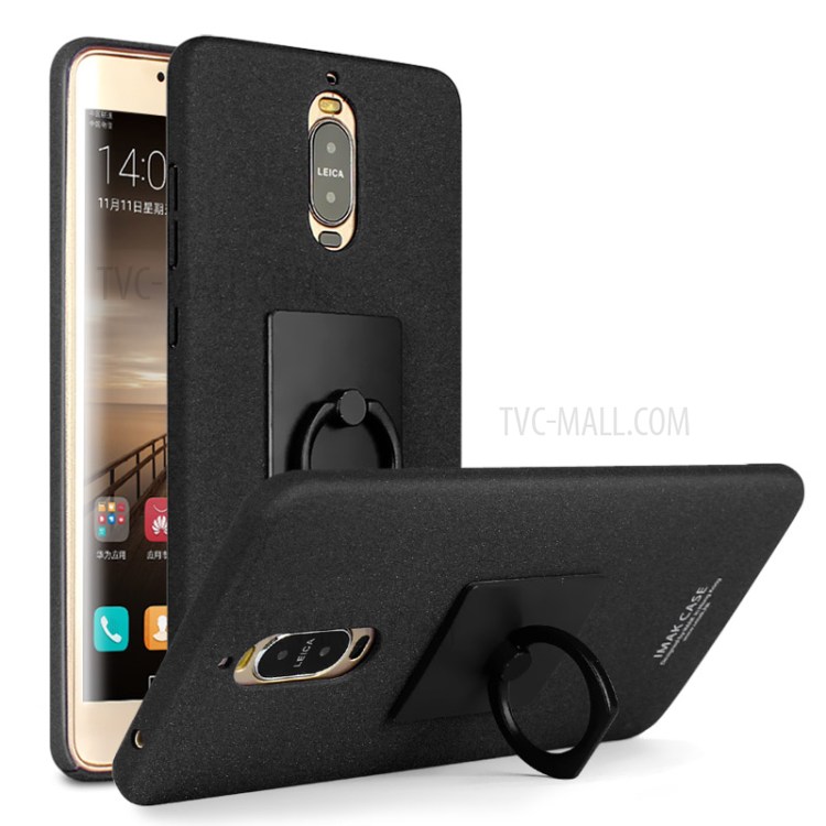 Case Huawei Mate 9 Pro / Pre-order * IMAK พื้นผิวด้าน ที่มีโลหะแหวน + ขาตั้ง *