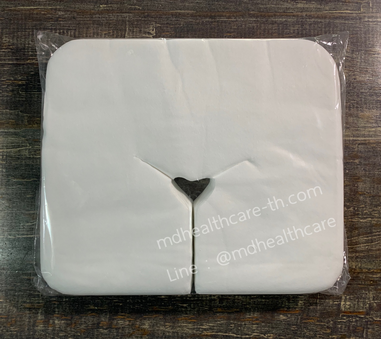 ผ้ารองหมอนกันเปื้อน ทรงตัวยู (100แผ่น) ขนาด 40*35cm.