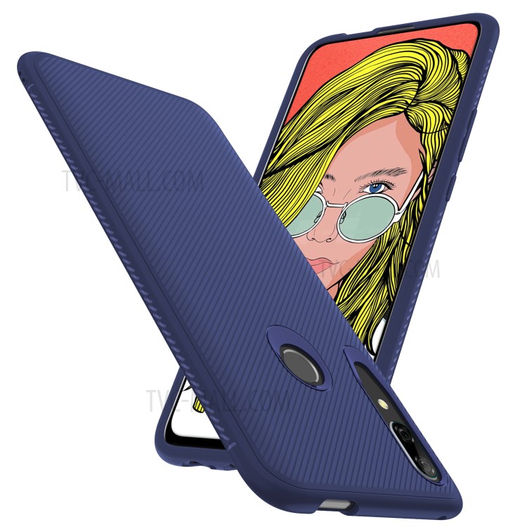 Case Huawei Y9 Prime 2019 / Pre-Order * Jazz Series Twill Texture สิ่งทอลายทแยงกันลื่นป้องกันลายนิ้วมือและป้องกันรอยขีดข่วน *