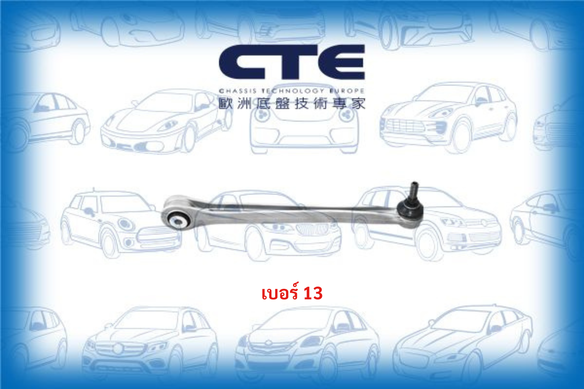 PORSCHE 911 ปีกนกล่าง ล้อหลัง / ยี่ห้อ CTE / 99733105302 99634194100 99634106300 99634105317 99634105305