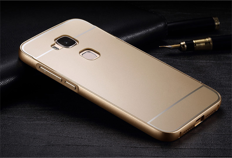 Case Huawei G7 Plus / Pre-order * Bumper 2 in 1เคสอลูมิเนียมโลหะ + พลาสติกปกหลัง *