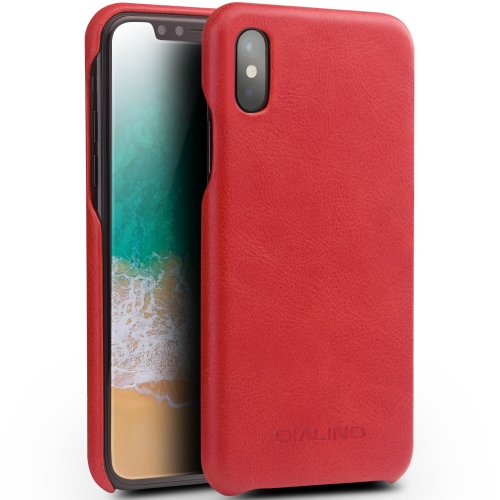 Case iPhone X, iPhone XS # Pre-Order * QIALINO หนังวัวชั้นบนสุดหนังแท้นุ่มและเนียน *