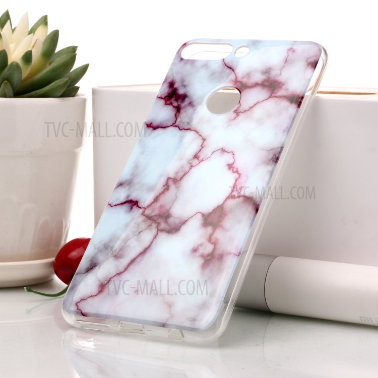 Case Huawei Y7 Pro 2018 / Pre-order * เคสลวดลายหินอ่อน IMD TPU *