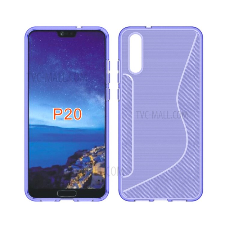 Case Huawei P20 / Pre-order * คาร์บอนไฟเบอร์ Brushed S รวมพื้นผิวแปรงและคาร์บอนไฟเบอร์ 2 ชนิด *