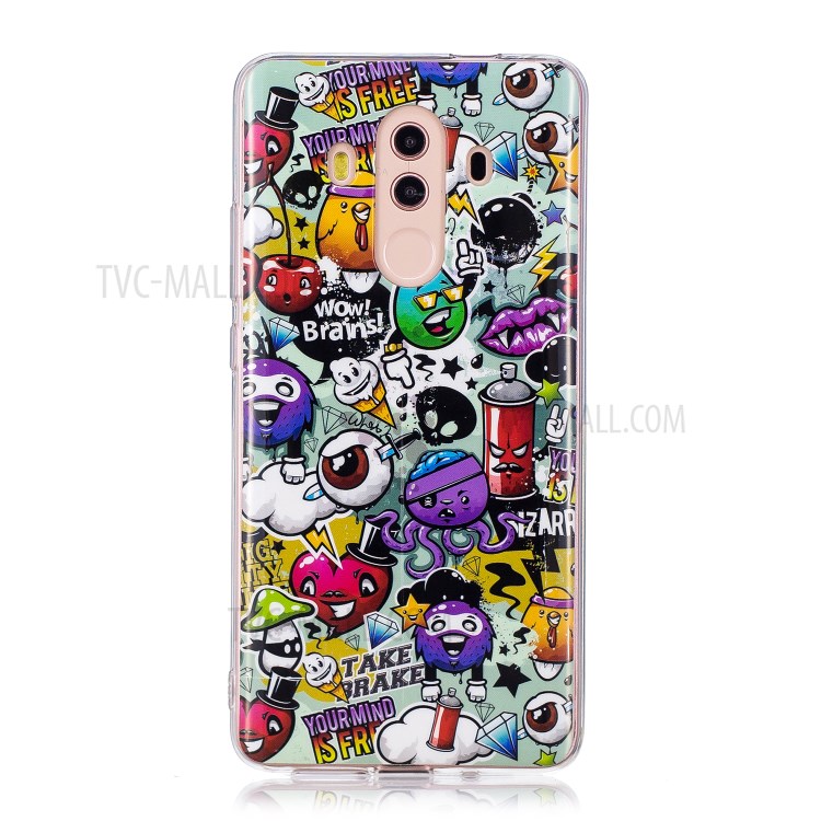 Case Huawei Mate 10 Pro / Pre-order * เอฟเฟกต์แสงส่องสว่างพิเศษตัวเรือนจะเรืองแสงในที่มืด รูปแบบสดใสดูทันสมัย *