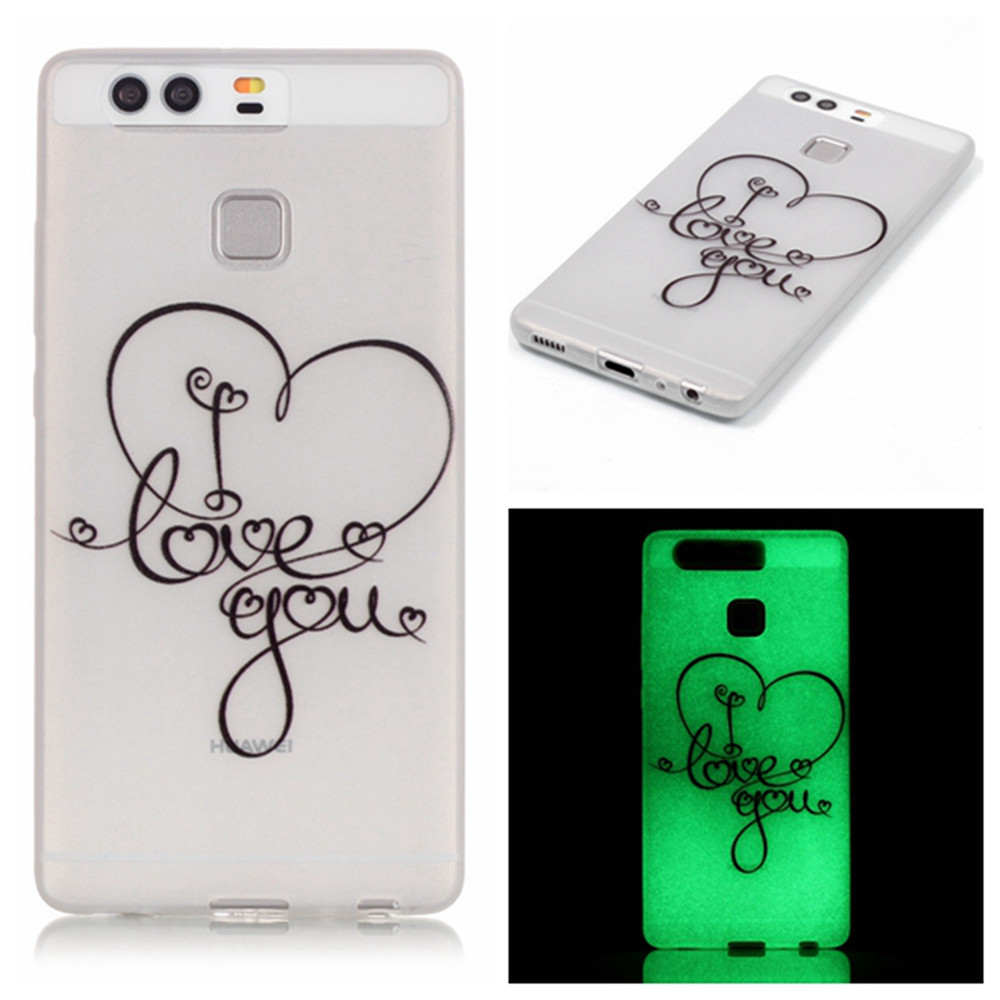Case Huawei P9 / Pre-order * เคสส่องสว่าง เรืองแสงในที่มืด TPU *