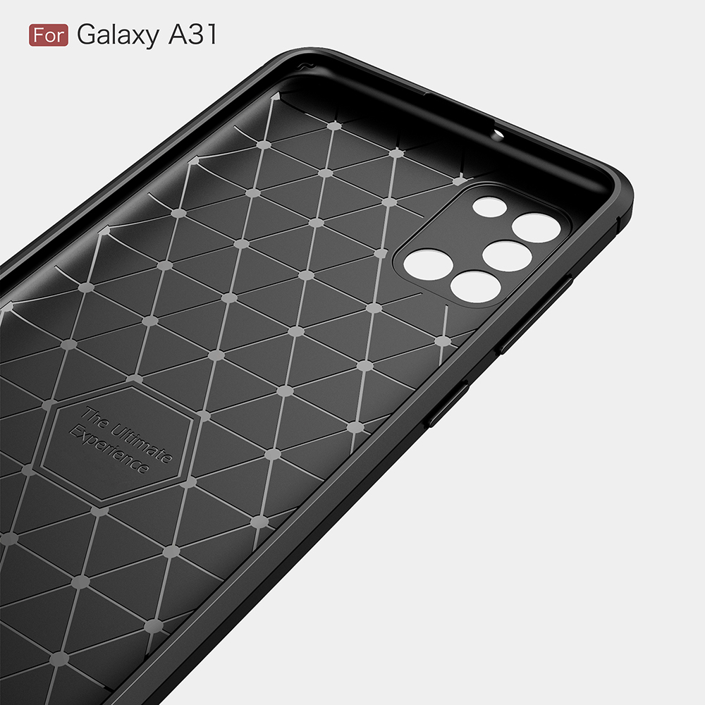 Case Samsung Galaxy A31 / Pre-Order * เคสคาร์บอนไฟเบอร์แบบ Brushed TPU Back *