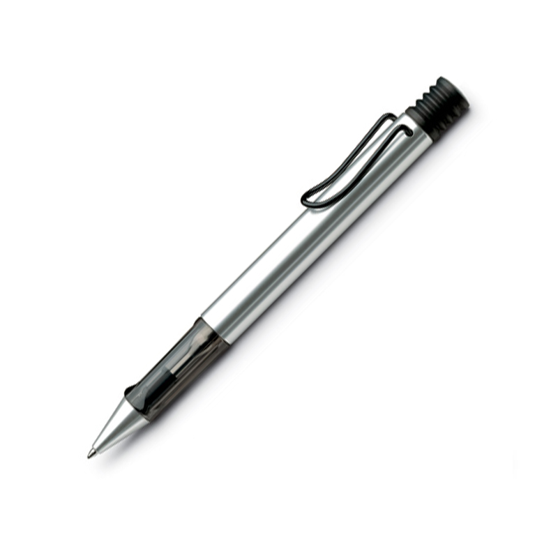 Lamy AL-star Aluminum Silver Black clip Ballpoint Pen