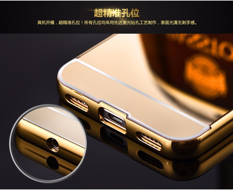 Case Huawei Y6ii / Pre-order * Bumpers 2in1 แกร่งกันชนโลหะ + พลาสติกแผ่นหลังเงาเหมือนกระจก *