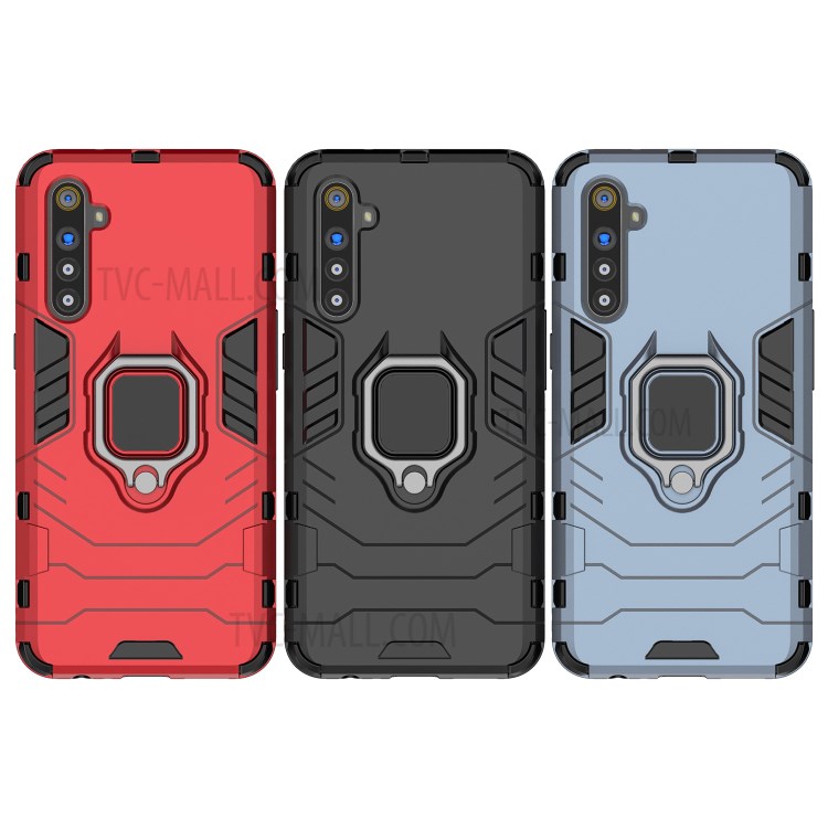Case Realme XT / Pre-order * เคส Kickstand PC เคส TPU ไฮบริดสำหรับ OPPO Realme XT พลาสติกแข็ง + TPU อ่อน = ตัวป้องกันสองชั้น *