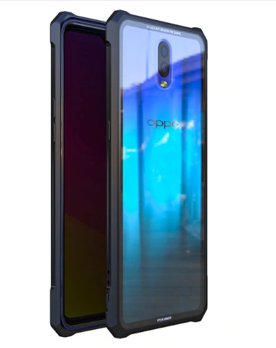 Case OPPO R17 Pro / Pre-Order * เคสกรอบโลหะอลูมิเนียม + กระจกนิรภัยปกหลัง *