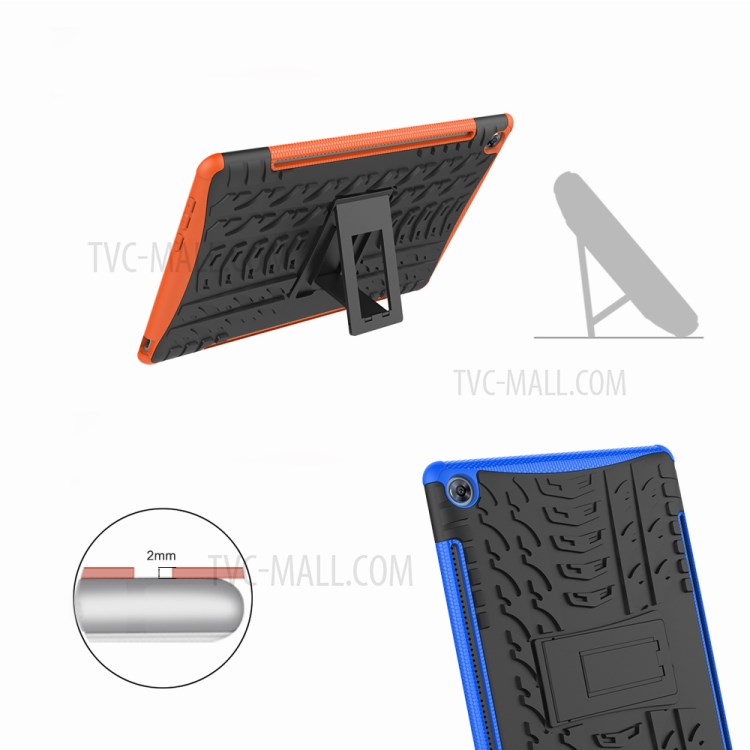Case Huawei MediaPad M5 Pro / Pre-Order * รูปแบบ PC + ยาง TPU Case ไฮบริด รูปแบบลายยาง *