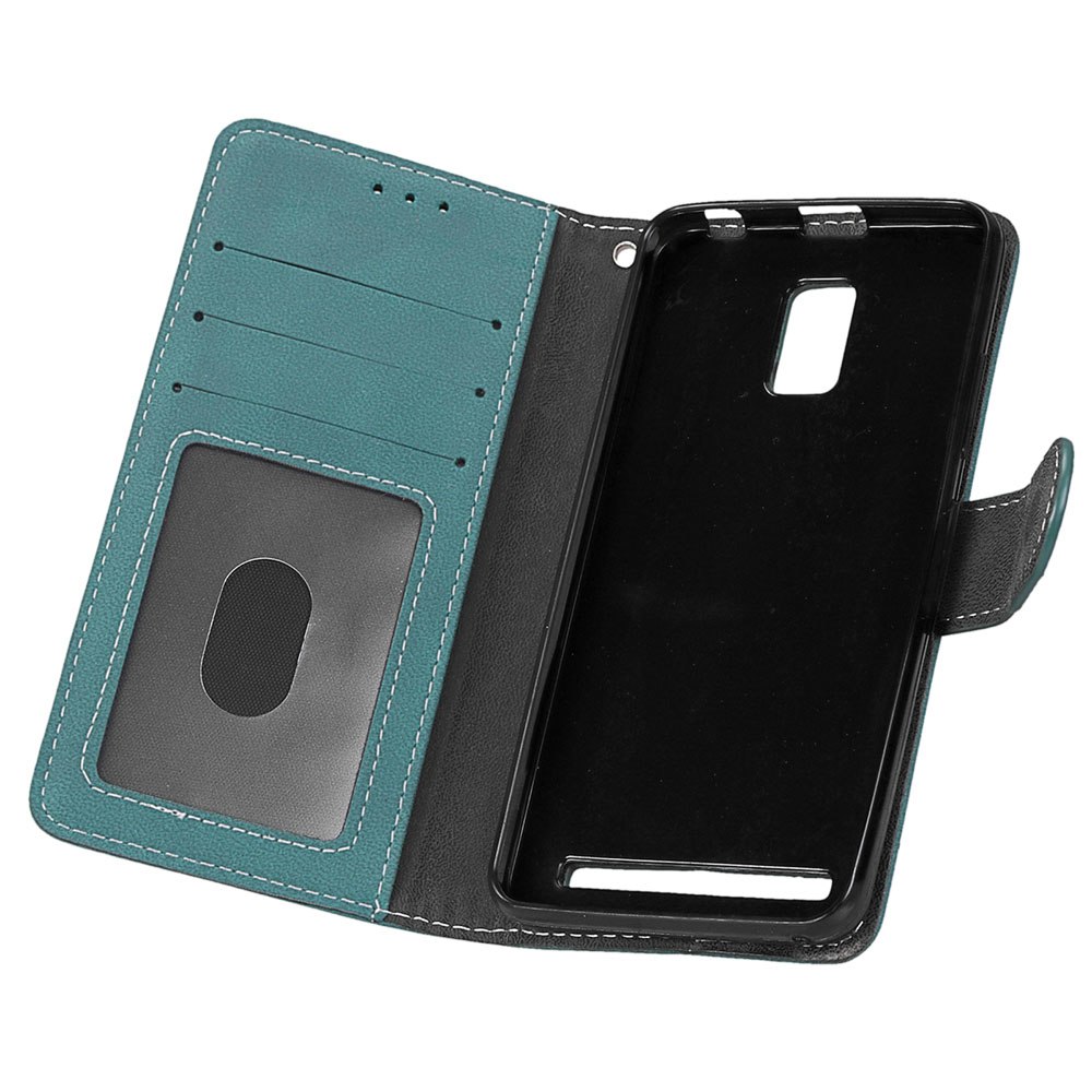 Case Lenovo A6600 / Pre-order * หรูหรา Retro ยืนถือกระเป๋าสตางค์หนัง PU ปกหนัง *