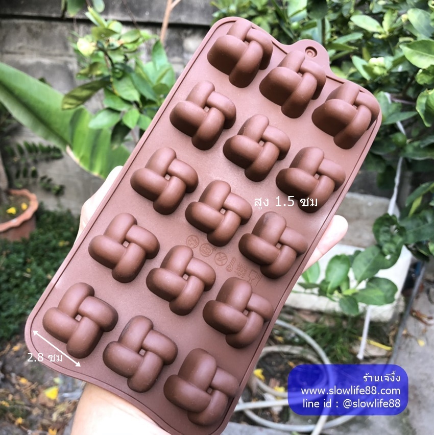 พิมพ์วุ้น พิมพ์ซิลิโคน พิมพ์ชอกโกแลต ขนาดเล็ก 2.8 ซม