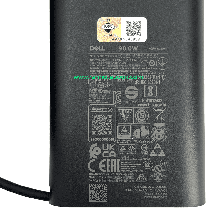 Dell Adapter Latitude 5431 Type-C ราคาถูก แท้ศูนย์ Dell Thailand