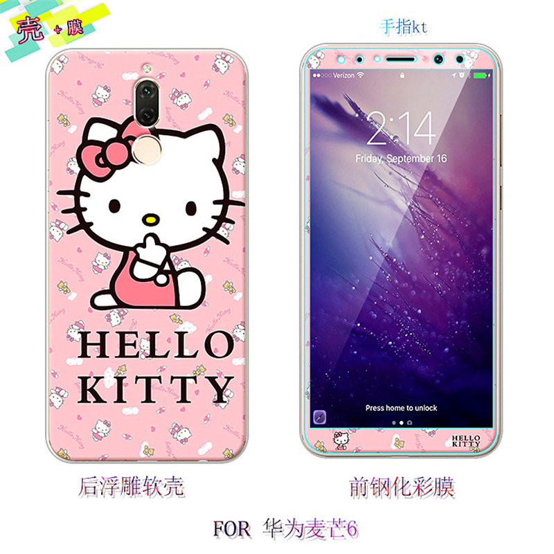 Case Huawei nova 2i / Pre-order * เคส TPU ลายการ์ตูนน่ารักๆ + กระจกนิรภัย *